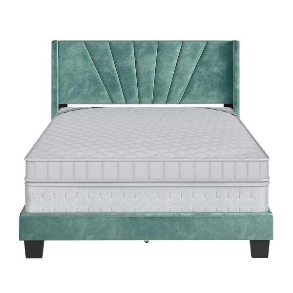 Mercer41 Valencia Velvet Upholstered Platform Bed Frame & Reviews | Wayfair